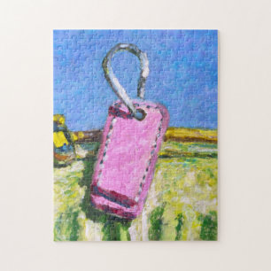 Puzzle Pinturas expressionistas de etiqueta rosa iPad min