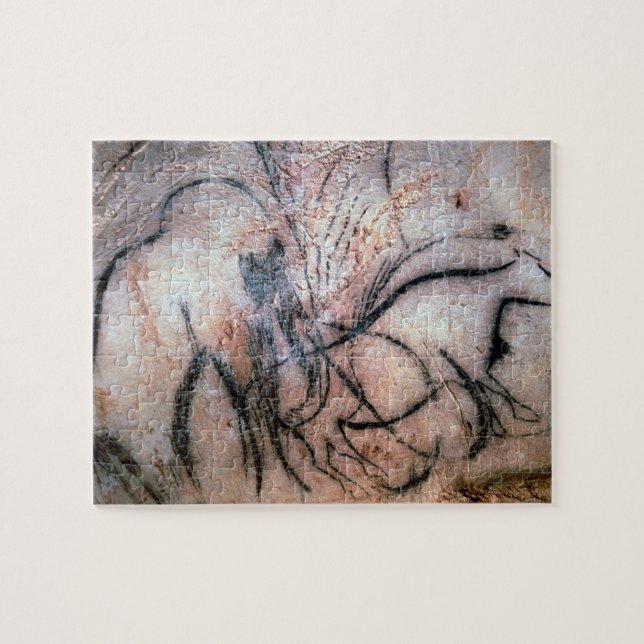 Puzzle Pinturas que representan el mamut y el ganado, de (Horizontal)