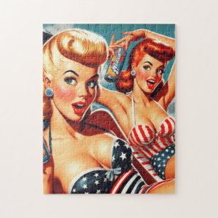 Puzzle Pinups de verano vintage