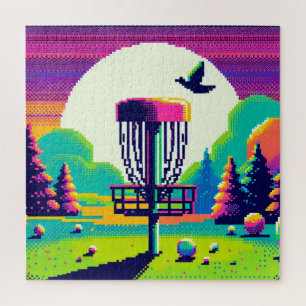 Puzzle Pinza de disco de golf Pixel Art