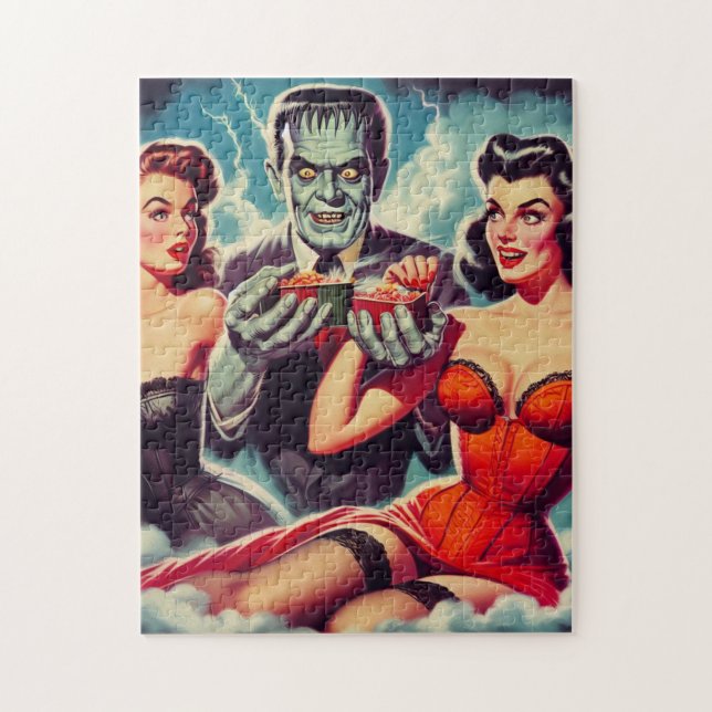Puzzle Pinzas de horror vintage (Vertical)