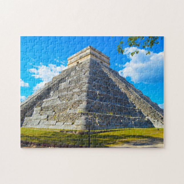 Puzzle Pirámide de Chichén Itzá México. (Horizontal)