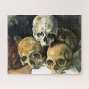 Puzzle Pirámide de Skulls Paul Cezanne Pintura arte