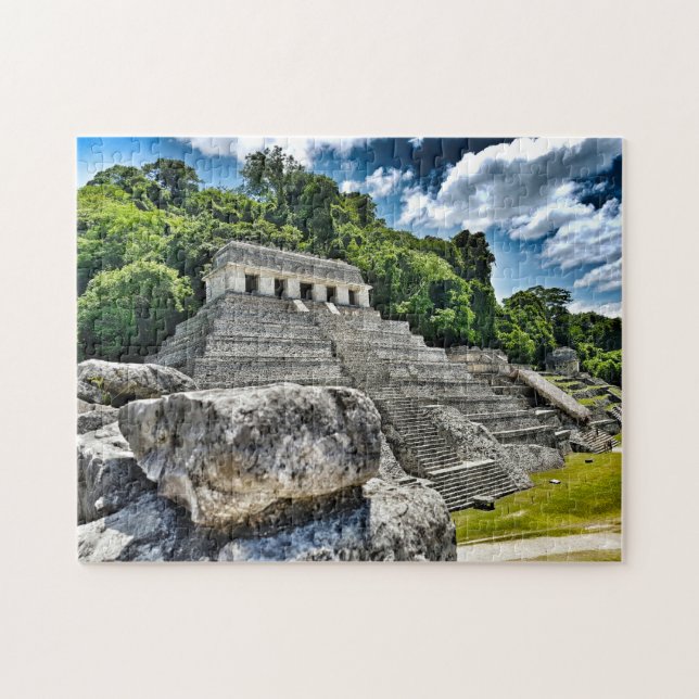 Puzzle Pirámides de México. (Horizontal)