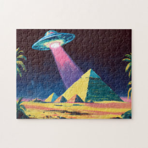 Puzzle Pirámides egipcias de OVNI Alien