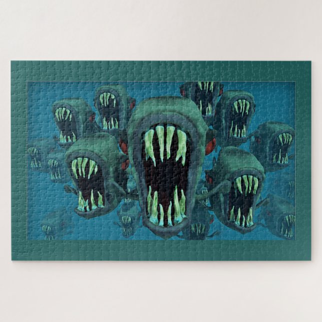 Puzzle Piraníes (Horizontal)