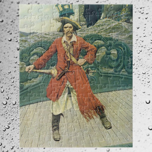 Puzzle Piratas Antiguos, Capitán Keitt por Howard Pyle