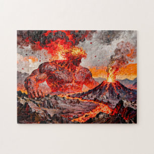 Puzzle Pirocles Titán de Lava y Fuego Volcánico de Grecia
