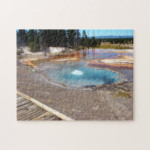 Puzzle Piscina Abyss Hot Springs Yellowstone Parque Nacio