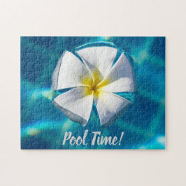 Puzzle Piscina Agua espumosa con Regalo de Flores