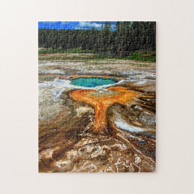Puzzle Piscina la termal de Yellowstone (Vertical)