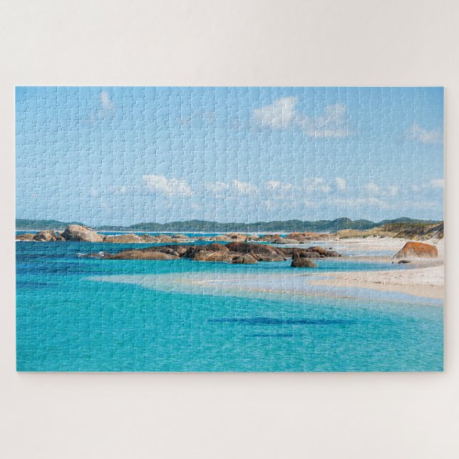 Puzzle Piscina Paradise Beach Sea Green, 1014 piezas (Horizontal)