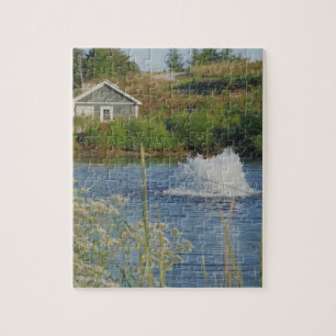 Puzzle Piscina y fuente del campo de golf