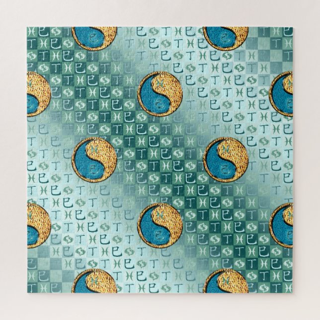Puzzle Piscis & Serpiente de Fuego (Vertical)
