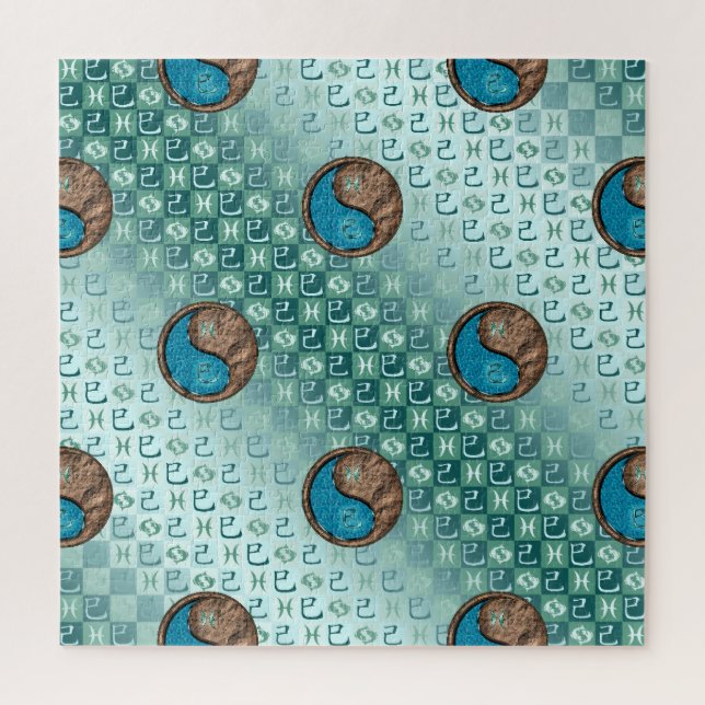 Puzzle Piscis & Serpiente de Tierra (Vertical)