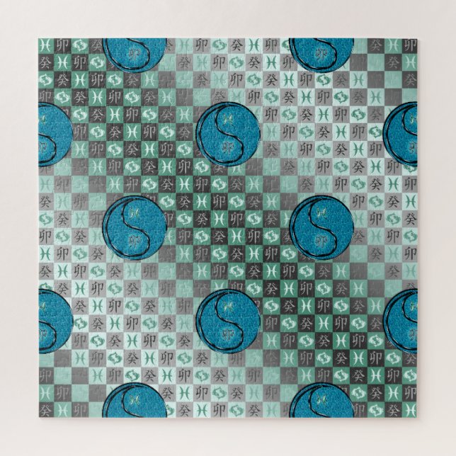 Puzzle Piscis y Conejo de Agua (Vertical)