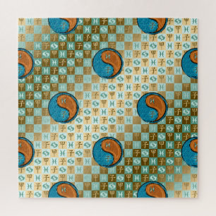 Puzzle Piscis y Rata de Madera