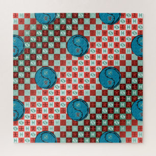 Puzzle Piscis y Tigre de Agua