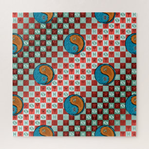Puzzle Piscis y Tigre de Madera