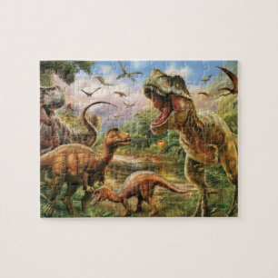 Puzzle Piso de Dinosaurios, Piso Trex, Revestimiento Trex
