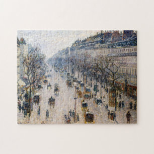 Puzzle Pissarro - Boulevard Montmartre, Mañana de Inviern