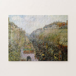 Puzzle Pissarro - Boulevard Montmartre, Martes de Carnava