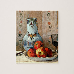 Puzzle Pissarro - Vida fija con manzanas y jarra
