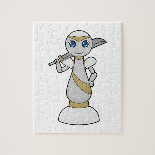 Puzzle Pista de ajedrez Pawn Sword Chess (Vertical)