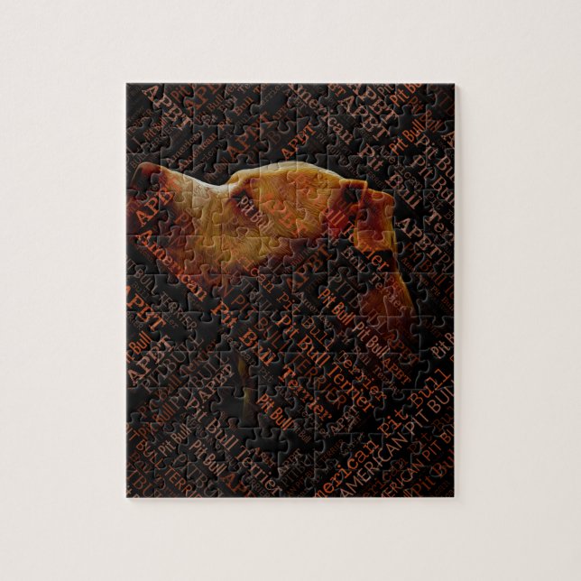 Puzzle Pitbull Terrier americano (Vertical)