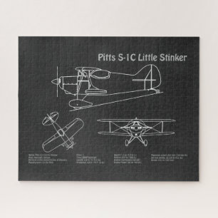 Puzzle Pitts S-1C - Planes de diseño aéreo PD