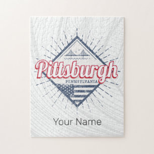 Puzzle Pittsburgh City Estados Unidos Pennsylvania Estado