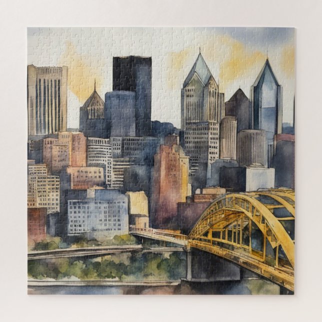 Puzzle Pittsburgh Cityscape (Vertical)