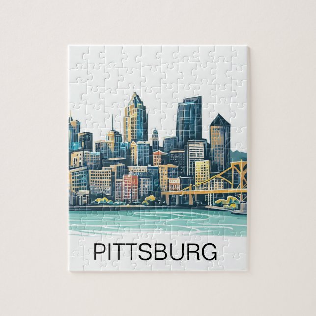 Puzzle Pittsburgh Cityscape (Vertical)