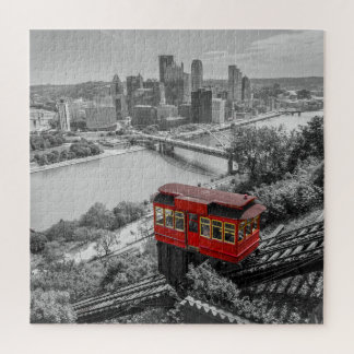Puzzle Pittsburgh Steel City Skyline Incline Photography