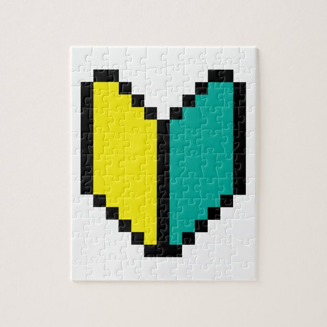 Puzzle Pixel Wakaba de 8 bits/Marca Shoshinsha (Vertical)