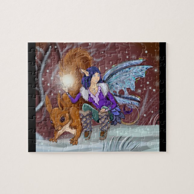 Puzzle Pixie de invierno (Horizontal)