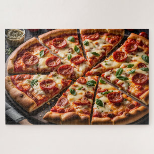 Puzzle Pizza de Pepperoni y Queso