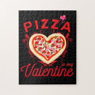 Puzzle Pizza Es Mi San Valentín Divertido Día de San Vale