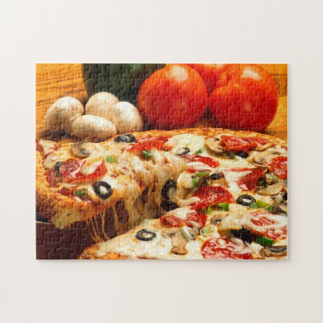 Puzzle Pizza italiana gourmet (Horizontal)