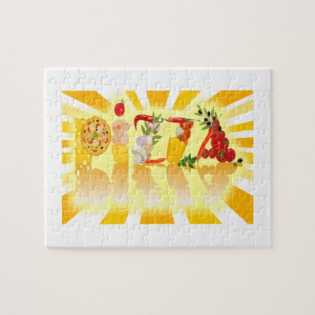 Puzzle Pizza Sunshine (Horizontal)