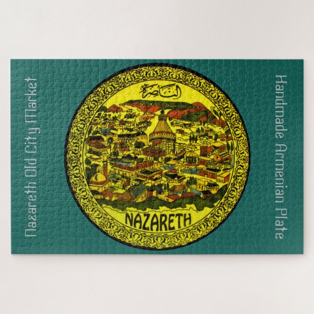 Puzzle Placa cerámica armenia hecha a mano (Horizontal)