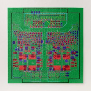 Puzzle Placa de circuito impreso PCB Prompecabezas Platin