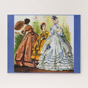 Puzzle Placa de moda de 1863 Journal Des Jeunes Personnes