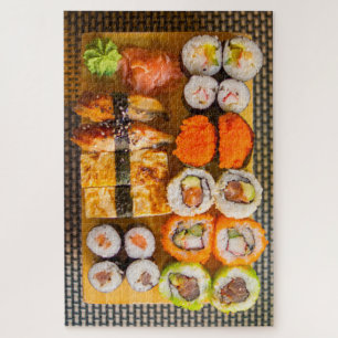 Puzzle Placa de sushi fresca exótica