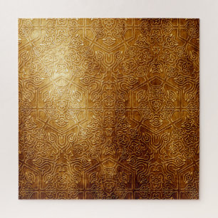 Puzzle Placa Metalizado Ornate Classic