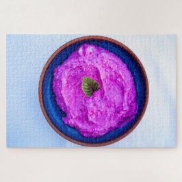 Puzzle Placa rosa de mediana