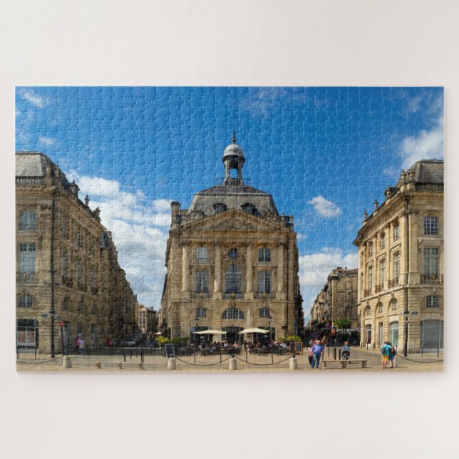 Puzzle Place de la Bourse, Burdeos. (Horizontal)