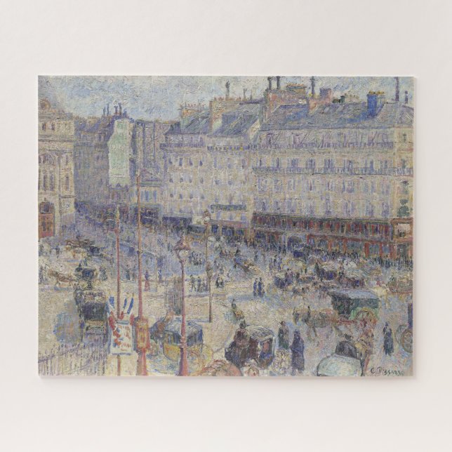 Puzzle Place du Havre, París por Pissarro (Horizontal)