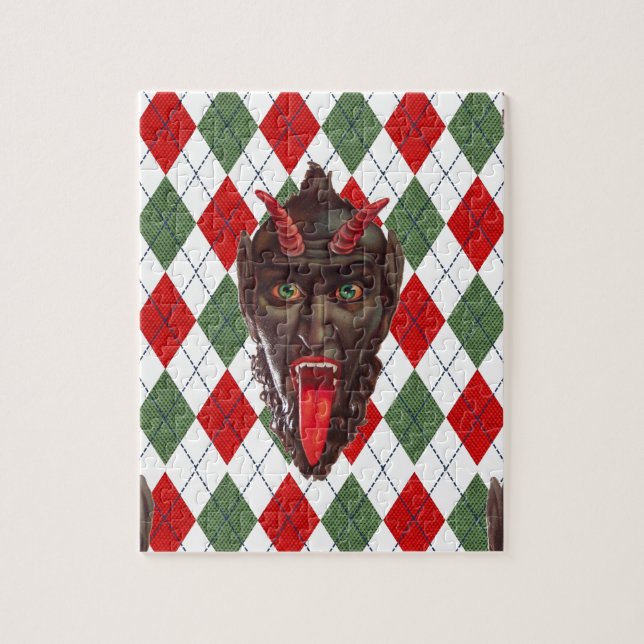 Puzzle plaid navidades krampus (Vertical)