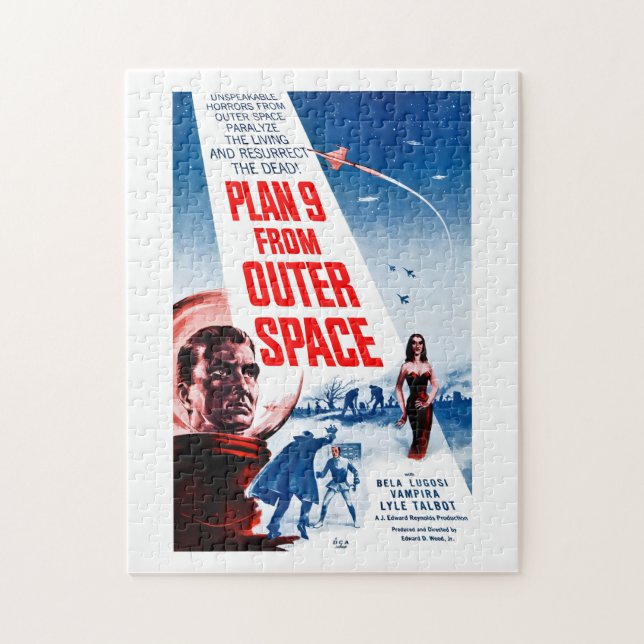Puzzle Plan 9 desde el espacio ultraterrestre (1957) (Vertical)